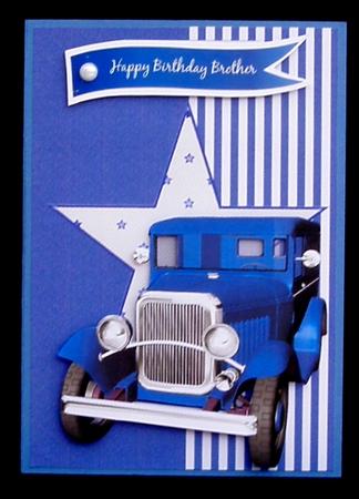 Blue Vintage Truck 4 by Suzi Cooper