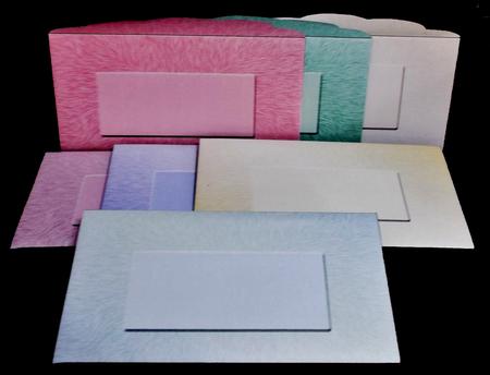 Set of 7 Female DL Scalloped Edge Envelopes by Suzi Cooper