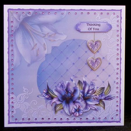 Winter Lillies Topper by Suzi Cooper