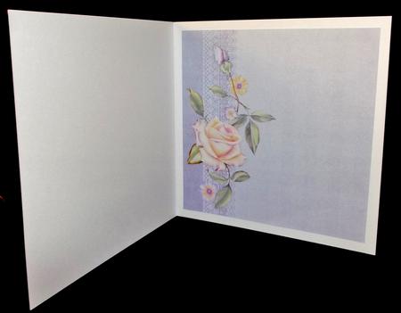 White Rose Insert by Suzi Cooper