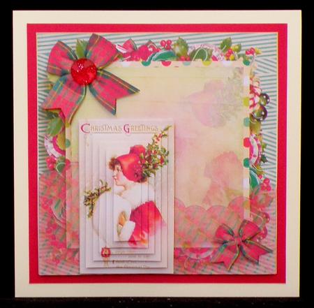 Vintage Red Lady by Suzi Cooper