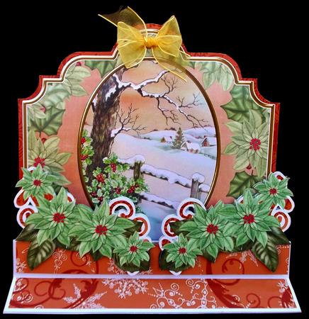 Christmas Winters Tale 3D Easel Card Mini Kit by Suzi Cooper