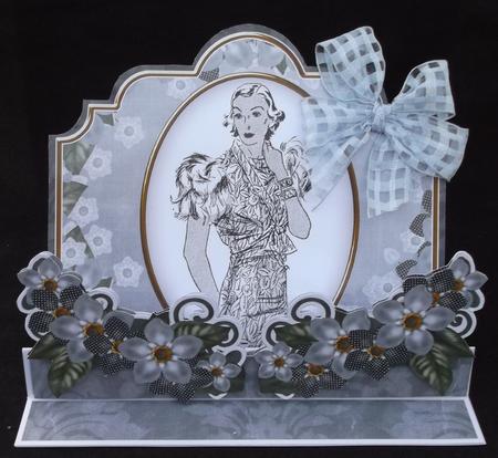 Elegant Lady 3D Easel Card Mini Kit by Suzi Cooper