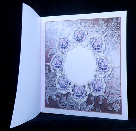 Insert Antique Glass and Roses by Suzi Cooper