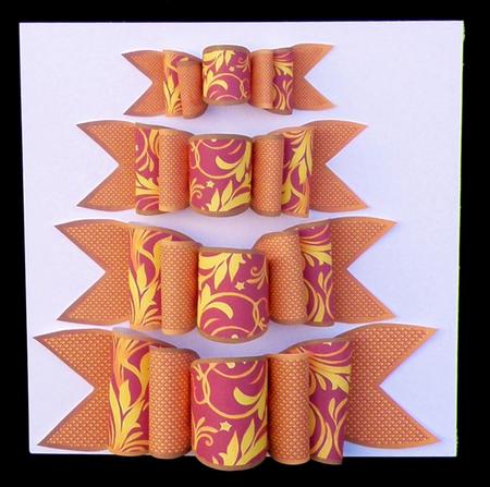 4 Triple Bows Mini Kit - Christmas Flourishes by Suzi Cooper