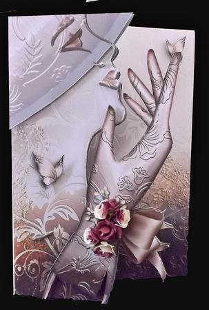 Vintage Lady Gloves by Suzi Cooper