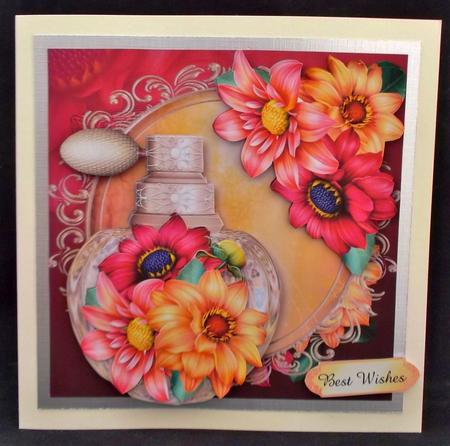 Gorgeous Perfume Bottle - the Scent of Dahlias by Suzi Cooper