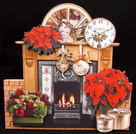 Fireplace Christmas Time by Suzi Cooper