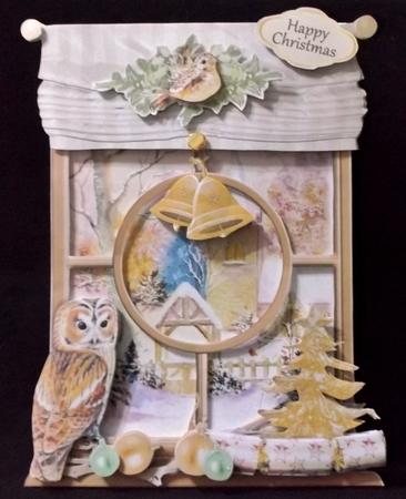 Christmas Windows Stand Alone Kit - Christmas Church by Suzi Cooper