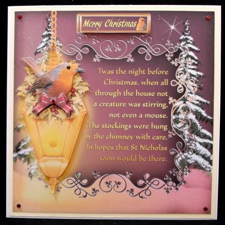 Bobbin Robin Christmas Mini Card Kit by Suzi Cooper