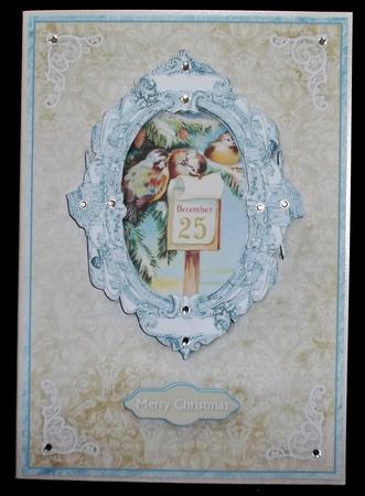 Festive Birds Fancy Quick Card by Suzi Cooper