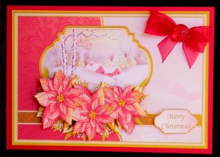 Cosy Hamlet at Christmas Card Topper & Decoupage by Suzi Cooper