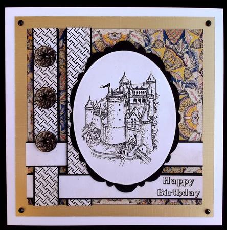 Castle Keep Woven Corner Card Mini Kit by Suzi Cooper