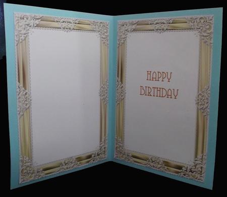 Gold and Silver Ornate Frame, A5 Insert by Suzi Cooper