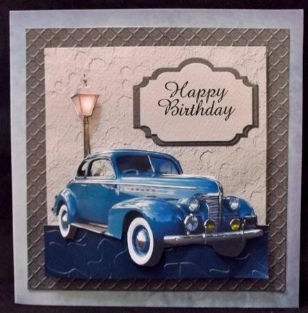 Old Blue Car by Suzi Cooper