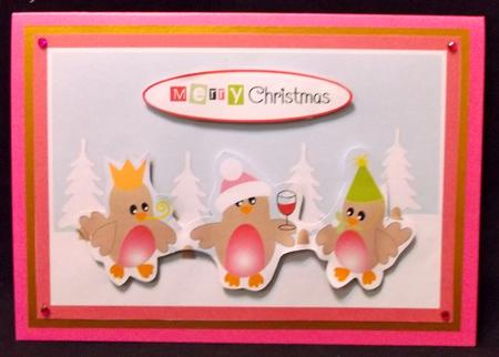 Jolly Robins Christmas Topper by Suzi Cooper