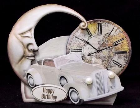 Shaped Card Mini-kit - Male Time by Suzi Cooper