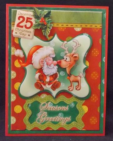 Santa and Friend by Suzi Cooper
