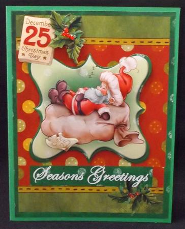 Santa - Well Earned Rest by Suzi Cooper