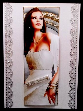 Art Deco Lady Pearl Large Dl (cream) by Suzi Cooper