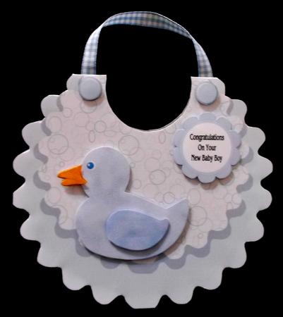 Baby Boy Bib by Suzi Cooper