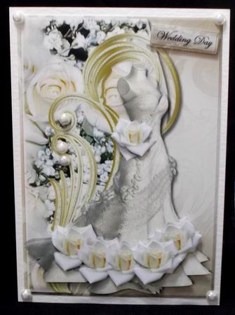 Gorgeous Wedding Dress & Roses by Suzi Cooper