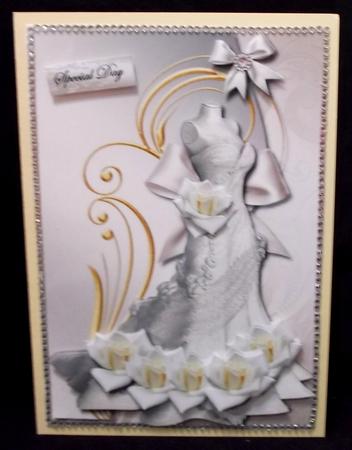 Gorgeous Wedding Dress & Roses 2 by Suzi Cooper
