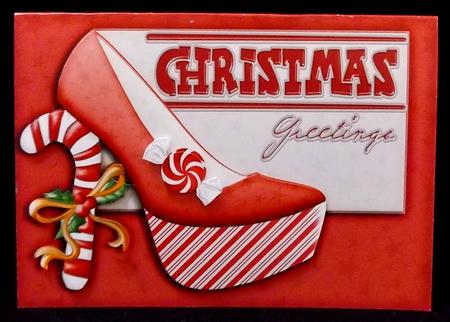 A5 Christmas Greetings Card by Suzi Cooper