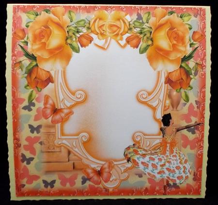 Insert to Compliment Peach Rose Beauty by Suzi Cooper