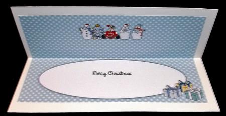 Snowmen Large Dl 2 Insert by Suzi Cooper