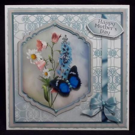 Wild Flowers Birthday or Get Well Card by Suzi Cooper