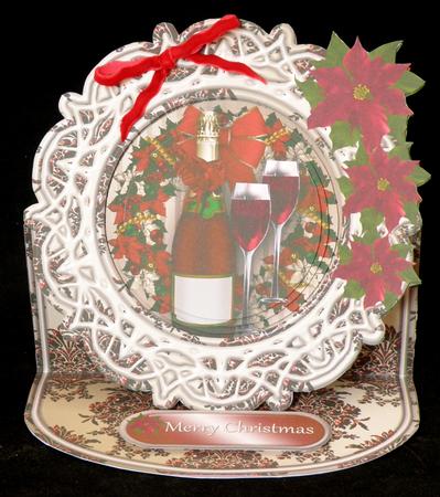 Christmas Cheer Framed Easel Card Mini Kit by Suzi Cooper
