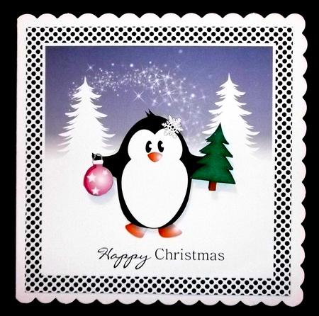 Penguin with Tree by Suzi Cooper
