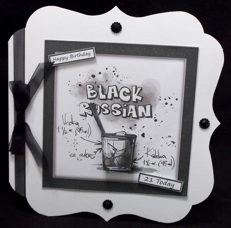 Cocktail Recipe-black & White Russian by Suzi Cooper