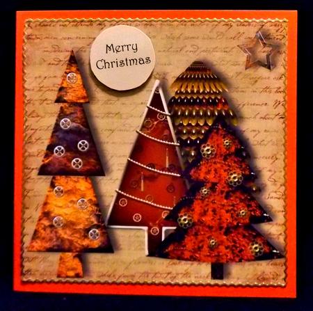 Steampunk Christmas Trees by Suzi Cooper