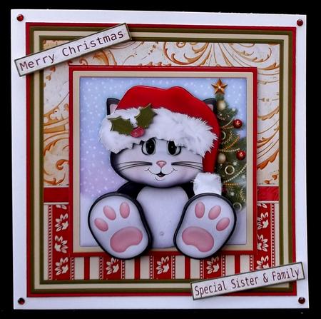 Purrfect Christmas Mini Kit & Decoupage by Suzi Cooper