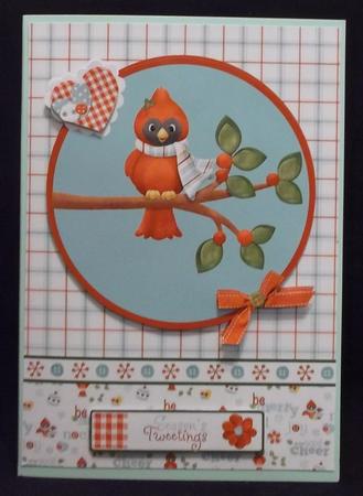 Seasons Tweetings Christmas Topper & Decoupage by Suzi Cooper