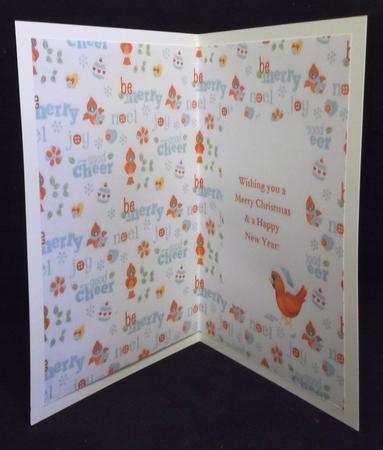 Seasons Tweetings Christmas Insert by Suzi Cooper