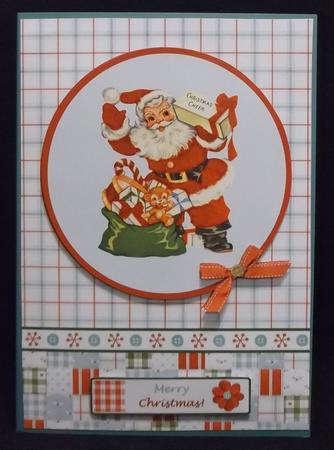 Santa & Toys Topper & Decoupage by Suzi Cooper
