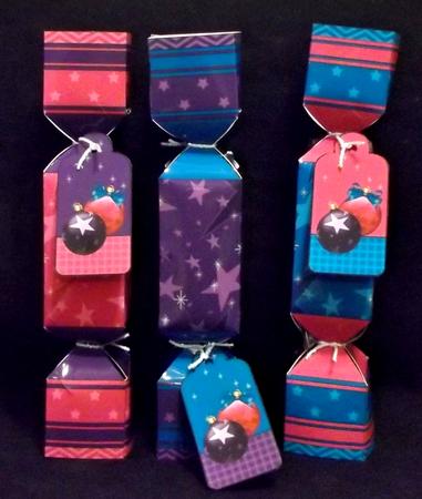 3D Christmas Baubles Cracker Boxes by Suzi Cooper