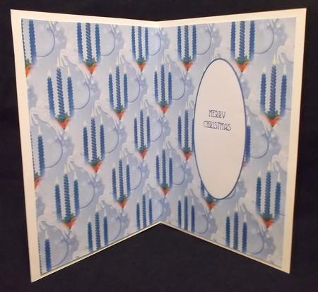 Candles and Reindeer Insert by Suzi Cooper