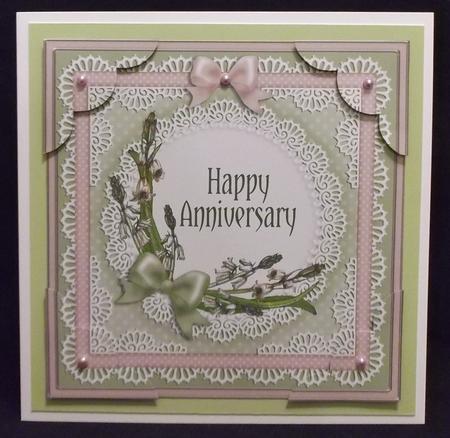 8 x 8 Bluebells Scalloped Corner Topper by Suzi Cooper