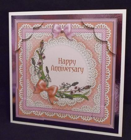8 x 8 Bluebells Scalloped Corner Topper by Suzi Cooper