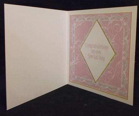 Lilac Swirls 7in Diamond Insert Panel by Suzi Cooper