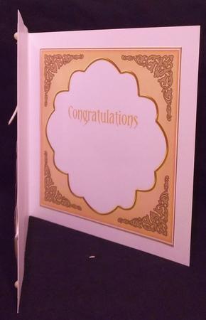 Cerise Art Deco Fancy 7in x 7in Insert Panel by Suzi Cooper