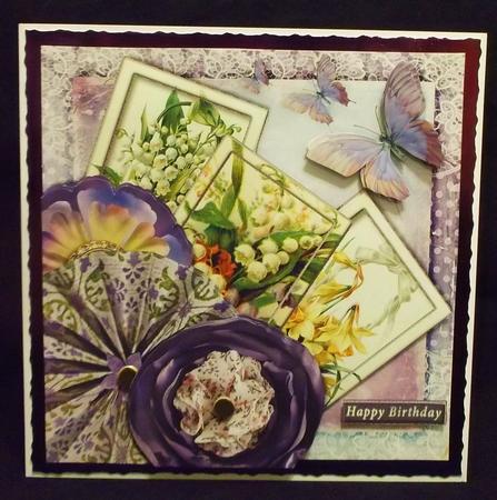 Spring is Coming Cardtopper with Inlet 132 by Suzi Cooper