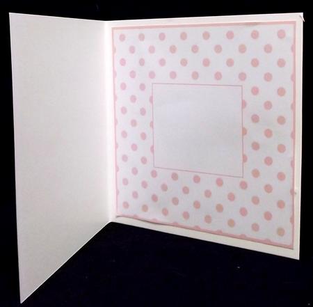 Baby Girl Blank 7x7ins Insert 6 by Suzi Cooper