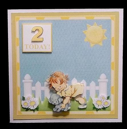 Toddler Girl Birthday Mini Kit (age 2,3,4) & Decoupage by Suzi Cooper