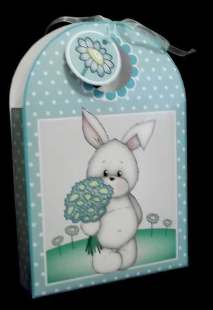 Bunny with Flowers Gift Bag by Suzi Cooper