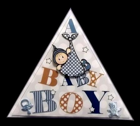 Baby Boy Triangle Mini Kit by Suzi Cooper